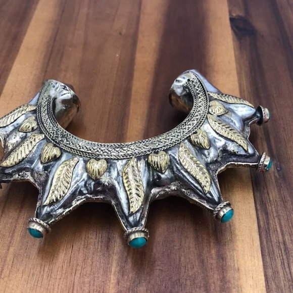 single  Cuff Bracelet  Cuff Bracelet for Women Single Cuff Vintage Handmade - Picture 4 of 8